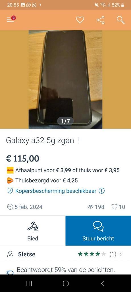 Samsung galaxy a32 5g sietse