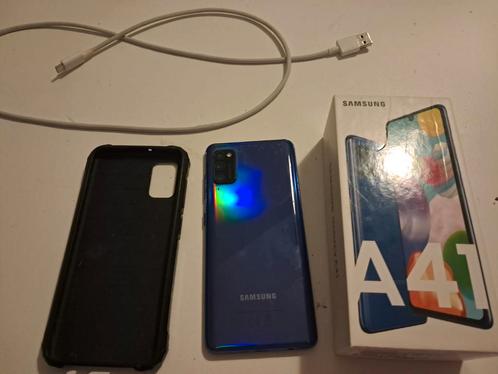 Samsung galaxy  a41 kleur blauw. Dual sim 100goed