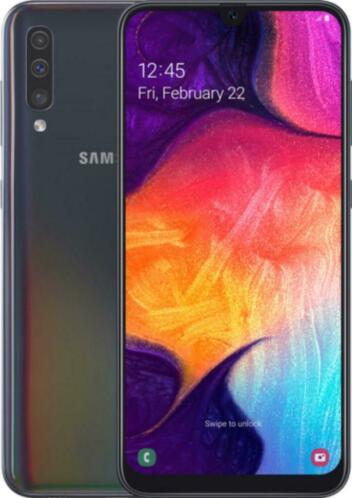 Samsung Galaxy A50 128GB Black en White Nieuw Geseald