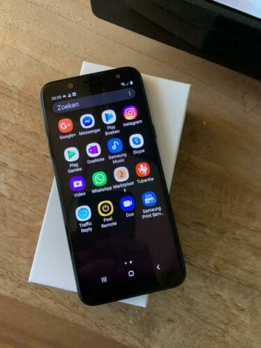 Samsung Galaxy A6 (2018) duos 32GB zwart, als NIEUW 