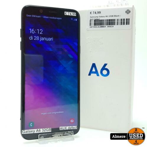 Samsung Galaxy A6 32GB Black