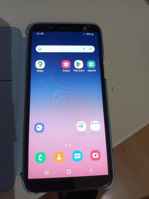 Samsung Galaxy A6, compleet met box, wallet cover en oplader