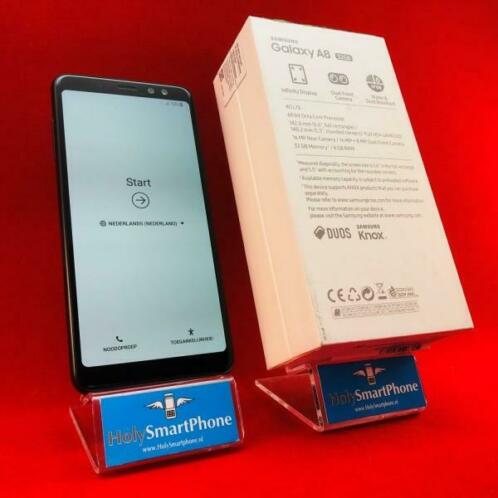 Samsung Galaxy A8 2018 32GB  Zwart  GRATIS verzonden