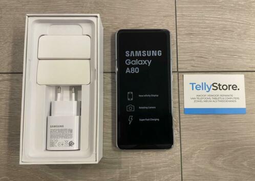 Samsung Galaxy A80 128GB - Zilver  Nieuwstaat amp Garantie