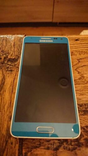 Samsung galaxy Alpha 32GB blauw met nieuwe batterij