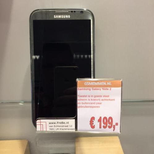 Samsung Galaxy Note 2 Titanium Gray - Goede staat  Garantie
