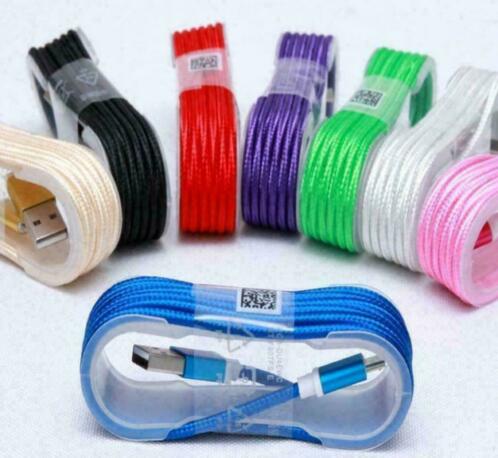Samsung Galaxy oplader kabel lader S5 S6 S7 Edge iPhone 8 X