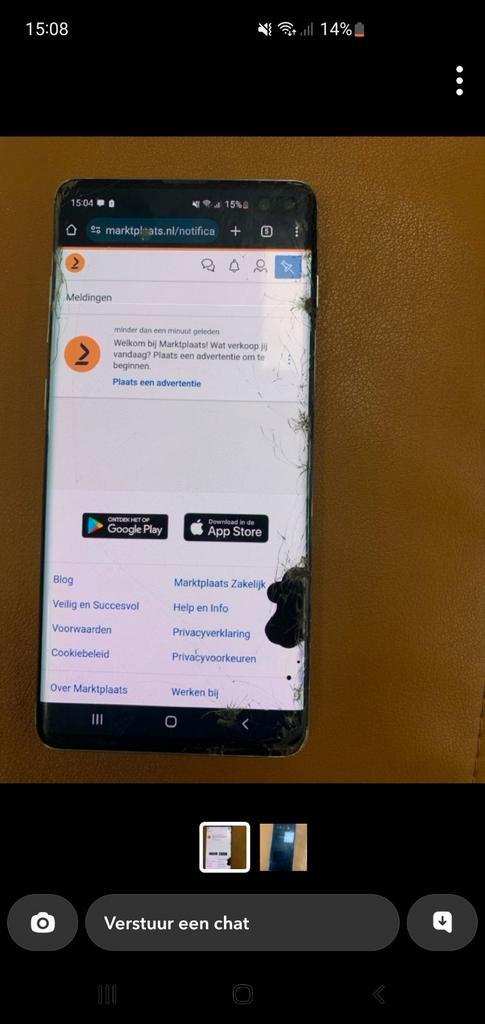 Samsung galaxy s10 met defecten voor de echte reparateur