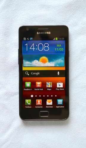 Samsung Galaxy S2 zwart, perfecte staat, garantie, bon