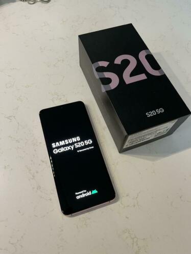 Samsung galaxy S20 5G dual sim 128gb roze zgan met garantie