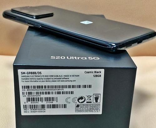 Samsung Galaxy S20 ULTRA 5G 128 GB oplader  broekjes doos