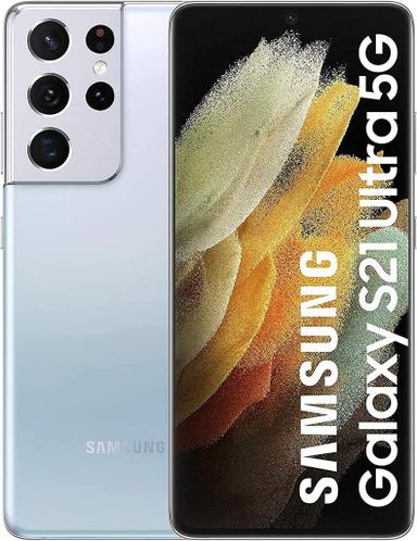 Samsung Galaxy S21 Ultra 5G 128GB Zilver (Smartphones)