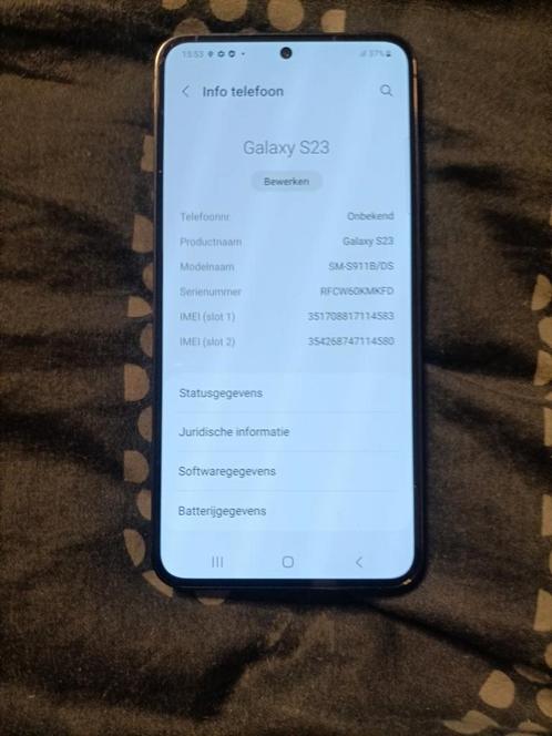 Samsung Galaxy s23 zgan zwart