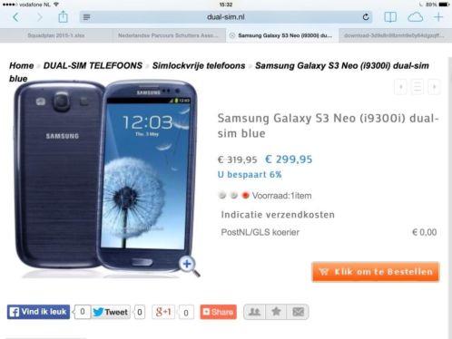 Samsung Galaxy S3 Neo dual sim i9300i