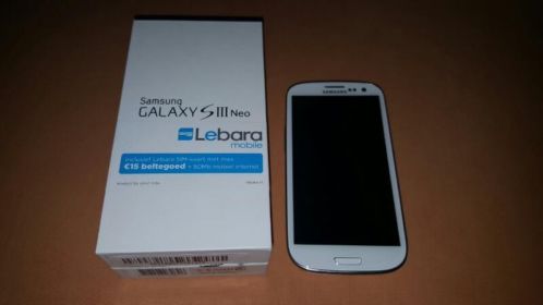 Samsung galaxy s3 neo wit 16 gb nieuw met doos