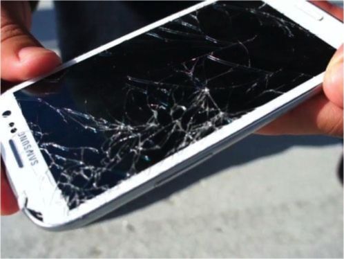 Samsung Galaxy S4 S5 glas gebroken wij repareren hem
