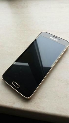 Samsung galaxy S5 gold zgan incl. originele s-view cover