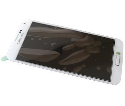 Samsung Galaxy S5 scherm. Front module wit, digitizer  LCD