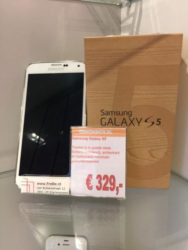 Samsung Galaxy S5 wit - Nieuwstaat  Garantie