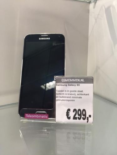 Samsung Galaxy S5 zwart - Nieuwstaat  Garantie