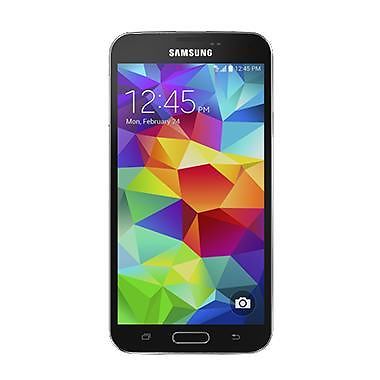 Samsung Galaxy S5 - ZwartWitGoudBlauw - Nieuw - Korting
