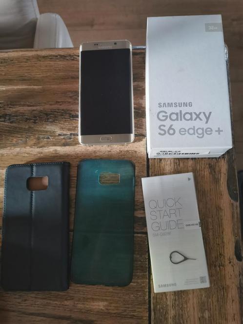 Samsung galaxy S6 edge  32GB met 2 hoesjes (krasvrij)