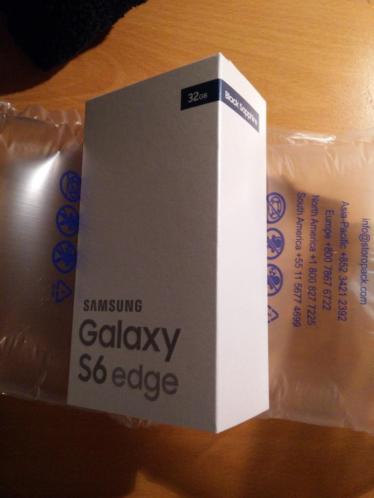 Samsung Galaxy S6 Edge 32GB. Nieuw in doos, geseald plus bon