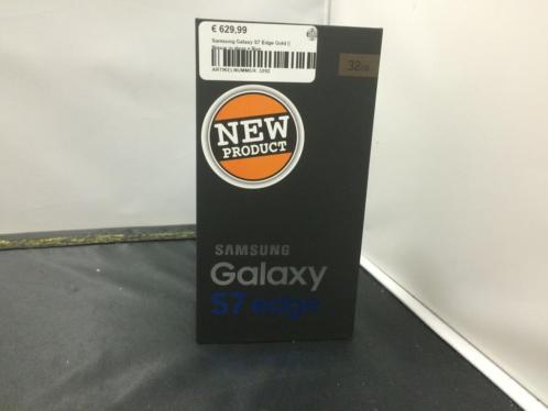 Samsung Galaxy S7 Edge  Nieuw in doos  Bon  3 kleuren