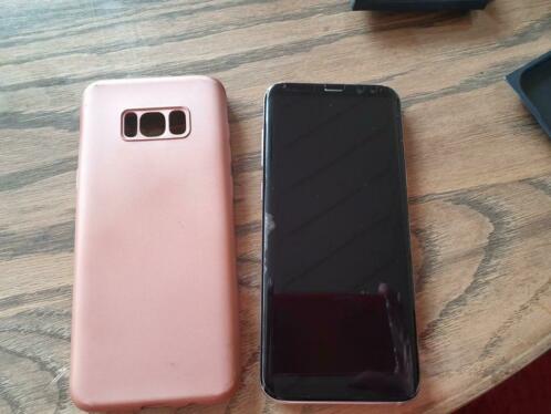 Samsung Galaxy S8 Roze- Goud in zr goede staat