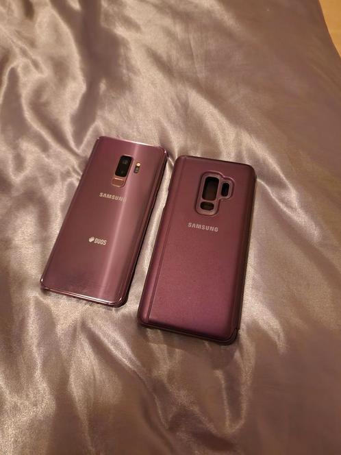 Samsung Galaxy S9 paars met originele samsung cover