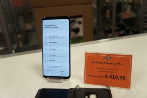 Samsung Galaxy S9 Plus 64GB Blue - Met hoes en oplader