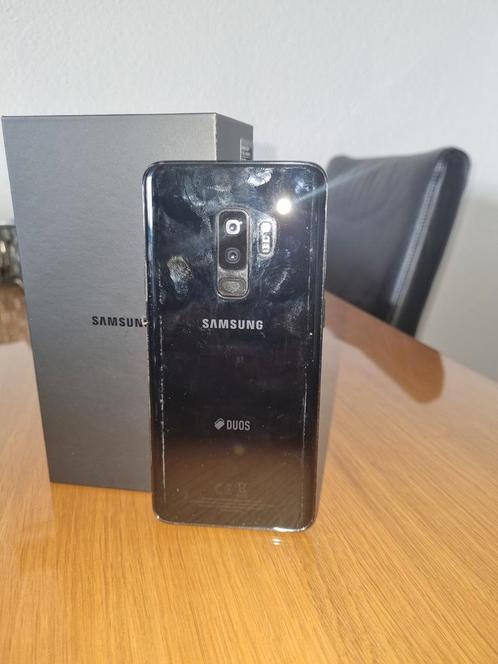 Samsung Galaxy S9 zwart en de doos is aanwezig