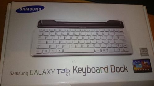 Samsung Galaxy tab 10.1 keyboard dock Wit ZGAN