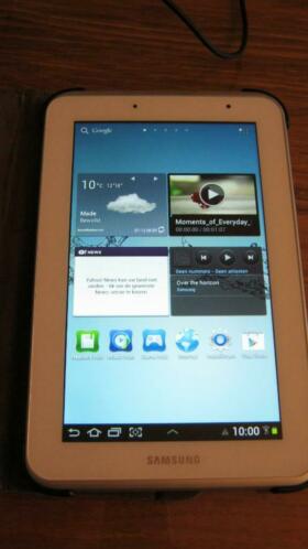 Samsung Galaxy Tab 2 mini in nwstaat met Hoes en Lader