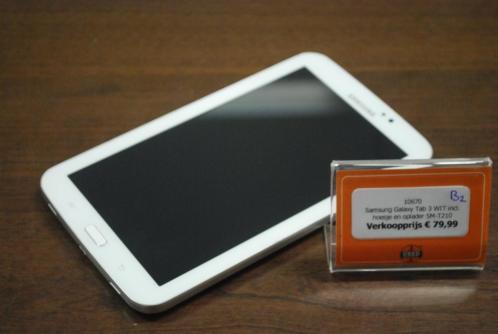 Samsung Galaxy Tab 3 WIT incl. hoesje en oplader SM-T210