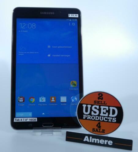 Samsung Galaxy Tab 4 7 inch 16GB  nette staat met garantie