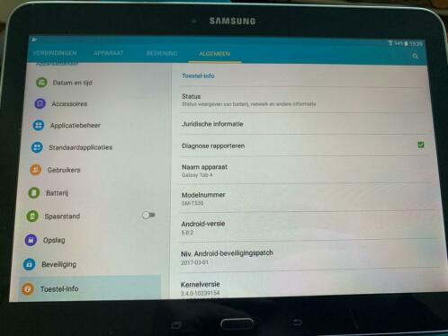 Samsung galaxy tab 4 uit 2014