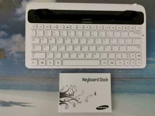 Samsung Galaxy tab 8.9 Keyboard Dock  slechts 1x gebruikt