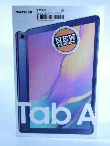 Samsung Galaxy Tab A 10.1 32GB Wifi 4G Zwart  Nieuw