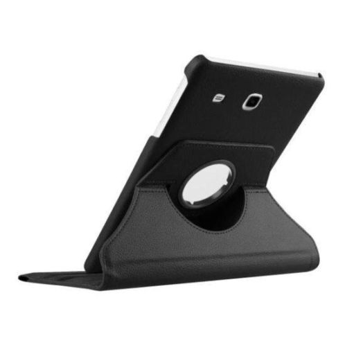 Samsung galaxy tab E 9,6 hoesje 360 draaibare case zwart