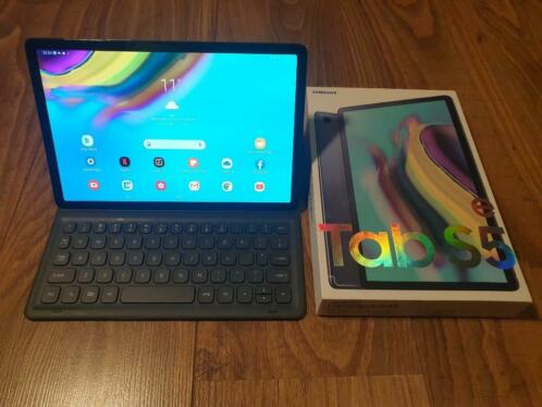 Samsung Galaxy Tab S5E (128gb) met toetsenbordbeschermhoes