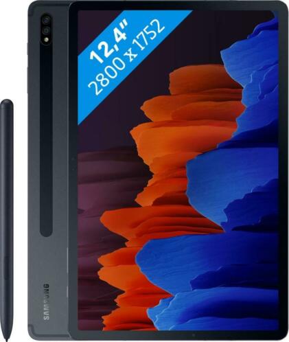 Samsung Galaxy Tab S7 Plus 12,4034 256GB 8GB Black Gloednieuw