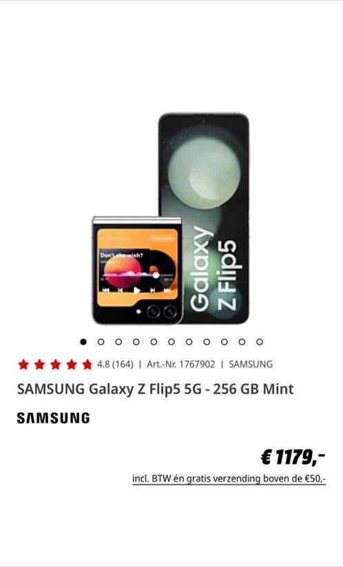 Samsung galaxy Z  Flip 5. 256gb