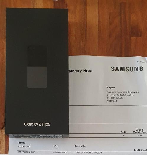 Samsung Galaxy Z Flip5, 512gb graphite - 1jr care