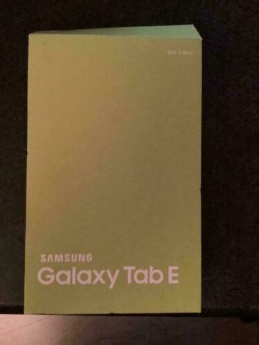 Samsung Galxy Tab E