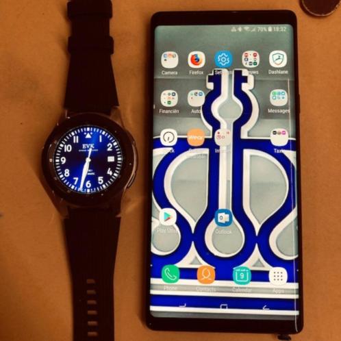 Samsung Note 9 met Galaxy Watch