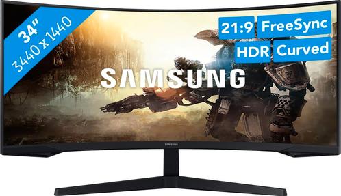 Samsung Odyssey G5 34quot 165Hz UWQHD Gaming Monitor C34G55TWWR