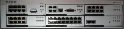 Samsung Officeserv 7200  VoIP Centrale met toestellen