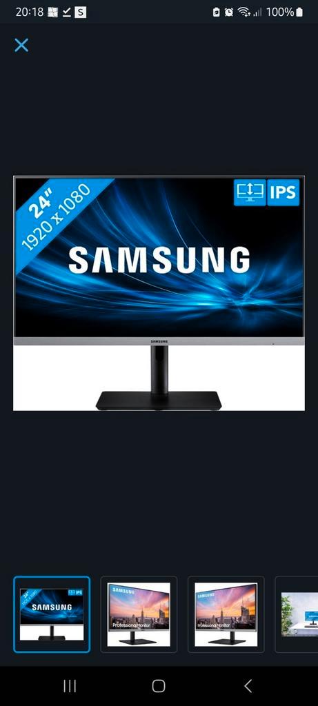 Samsung professional monitor S24R650FDU