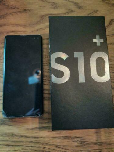 Samsung S10 Plus - 128GB - Zwart - Beschadigd scherm